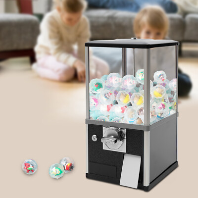 Freestanding 45-50mm Capsule Toys Vending Machine 2*25Cents Coin Gumball Machine