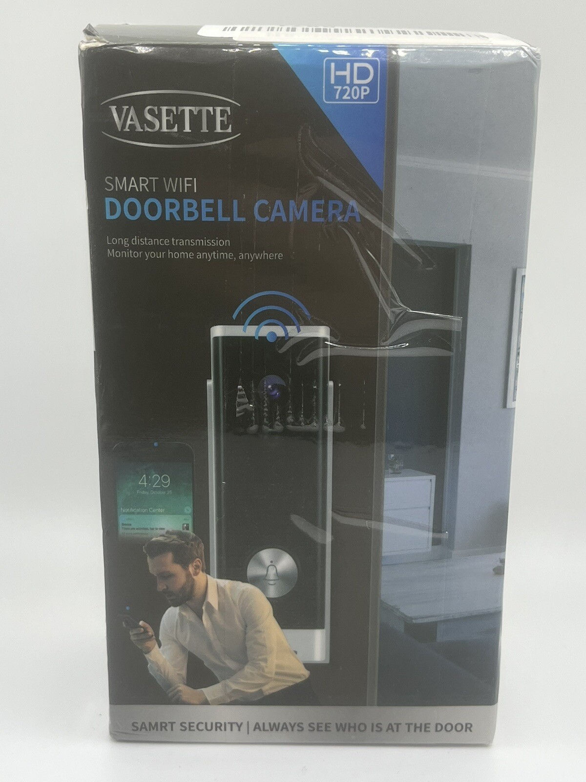 Vasette Smart WiFi Doorbell Camera with Long-Distance Transmission-image