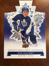 2017 Ud Toronto Maple Leafs Centennial #32 Dan Maloney Die cut SSP!