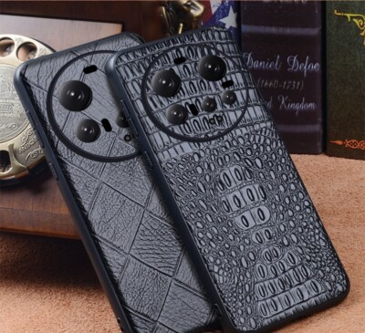 Genuine Leather Ultra Slim Shockproof Case Cover for Xiaomi 15 Ultra/ 15s Pro