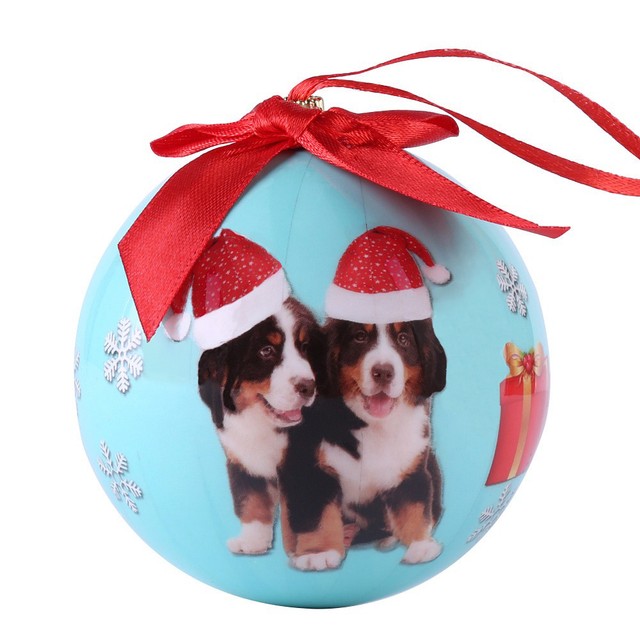 3" Dog Puppy Ball Collection Christmas Ornaments Baubles Xmas Tree