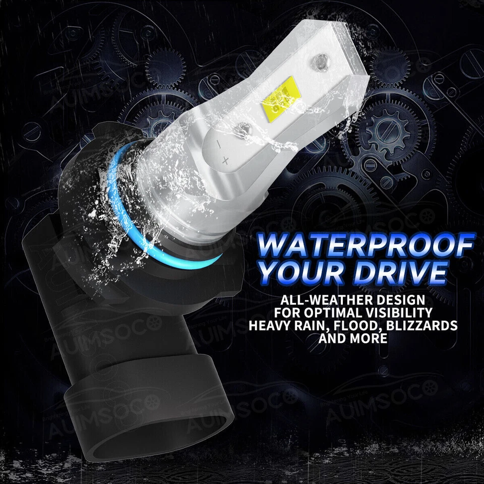 Combo de faros LED para Cadillac DeVille 1990-2005 kit de bombillas altas/bajas blancas Foto 2 de 4