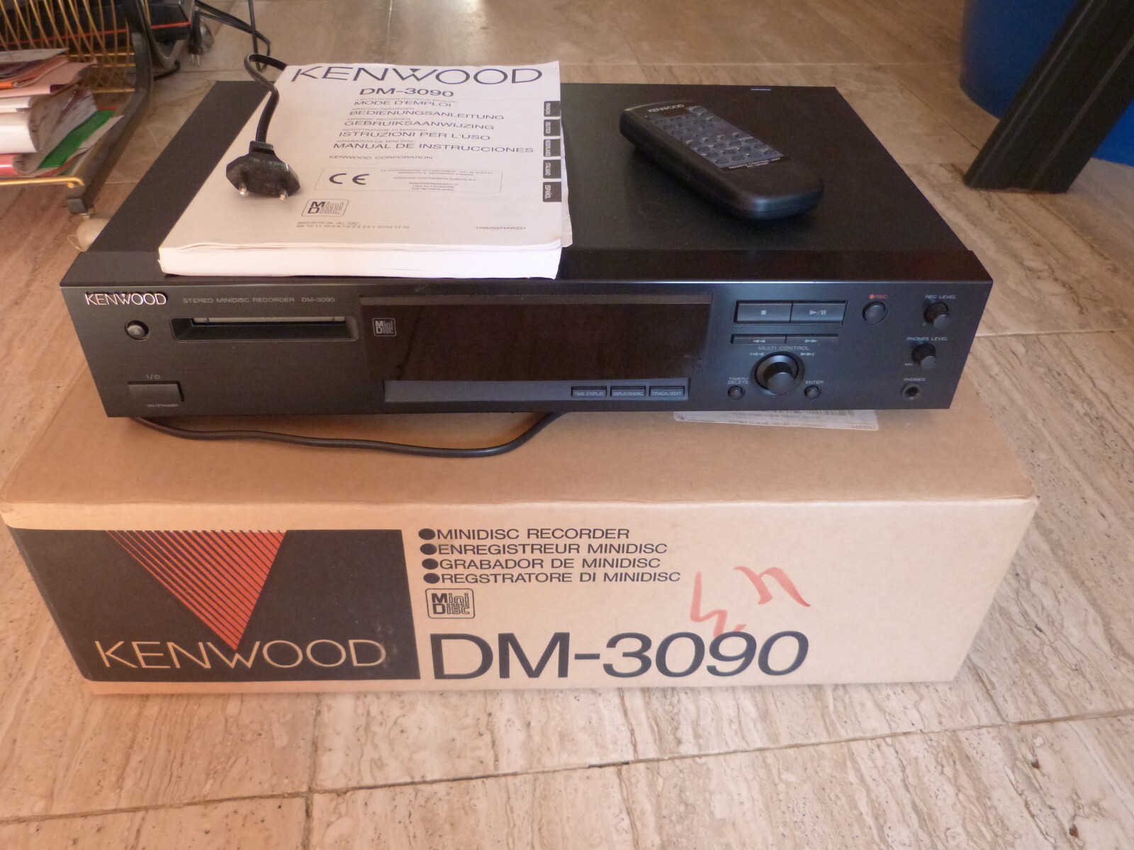 lecteur Minidisc MD Kenwood DM3090 comme neuf complet en boite eBay