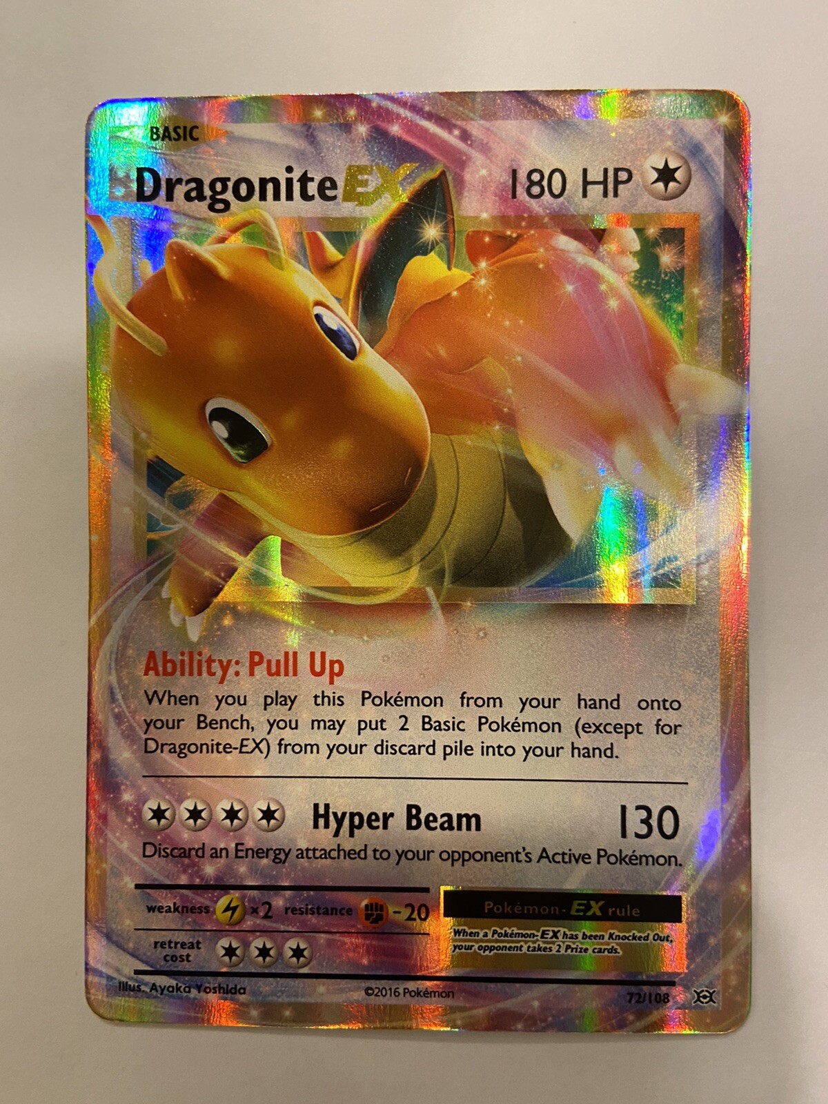 Dragonite EX XY Evolutions Ultra Rare
