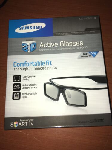 Occhiali Samsung Attivi Active Glasses 3D Modello SSG-3500CR XC Nuovi - Afbeelding 1 van 3