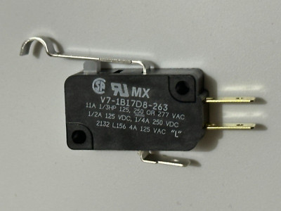 Honeywell  V7-1B17D8-263 Micro Switch  11A 1/3 HP  Free Shipping