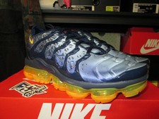 navy blue and orange vapormax