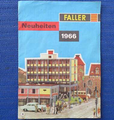 Faller -- Neuheitenblatt 1966, 4-seitig, 60er Jahre #170219