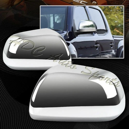 For 2008-2013 Toyota Highlander Chrome ABS Plastic Side Mirror Covers LH+RH 2Pcs