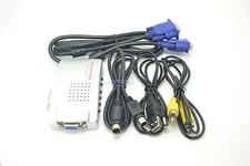 VGA to TV RCA Composite S-video Converter Adapter Box for PC Laptop Computer
