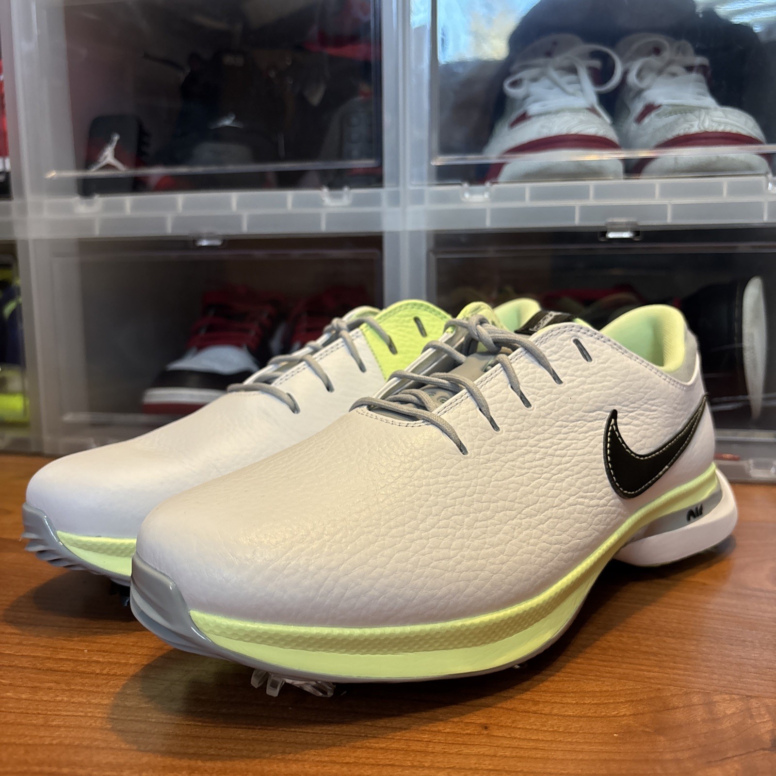 Nike Air Zoom Victory Tour 3 Wide White Volt DX9025-105 Golf Shoes Sz 11.5M NWOB