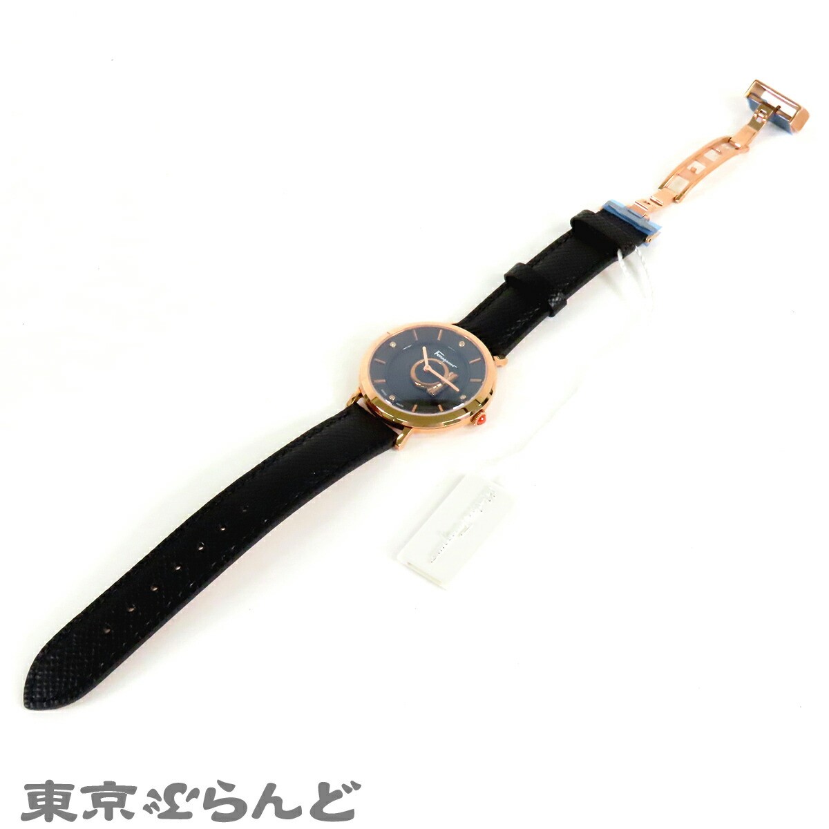 Salvatore Ferragamo Minuet Women's SS Leather Black SF8200419 From Japan w0422 image 6