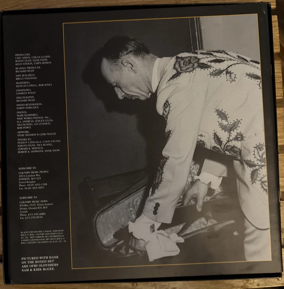 Hank Snow ‘The Singing Ranger Vol. 4’ 9CD Box Set NM Condition Foto 2 de 4