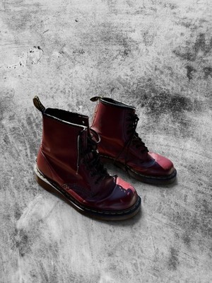 Dr. Martens 1460 Cherry Red Größe 38 - Original Bordeaux Leder Stiefel