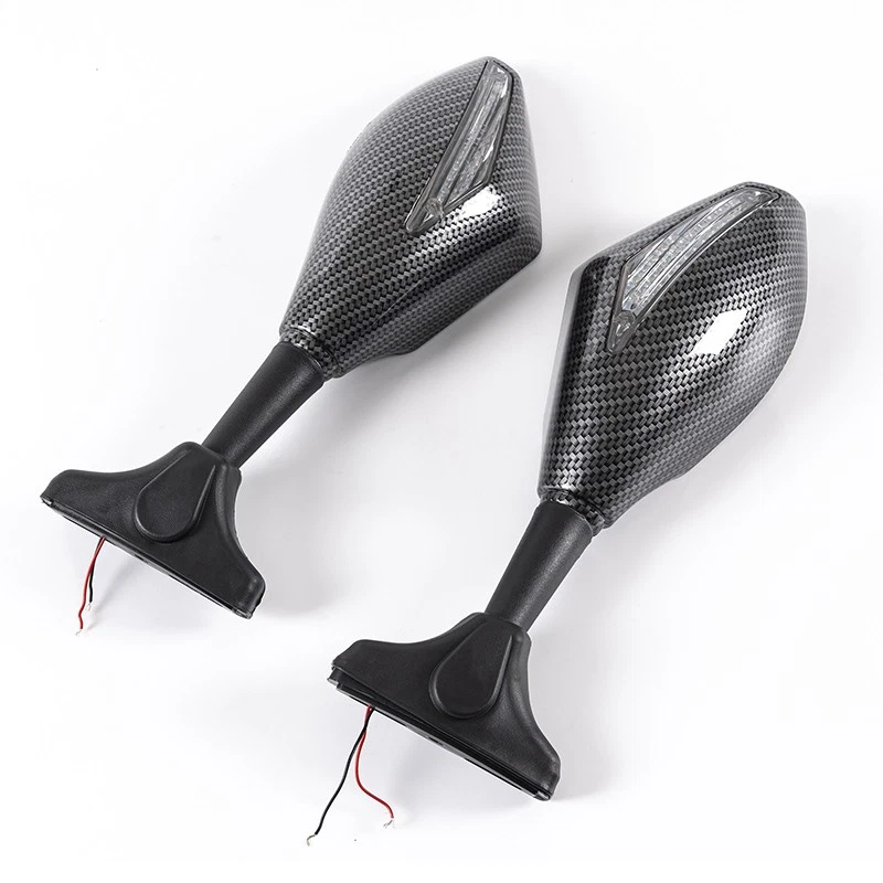 Racing Motorcycle LED Turn Signal Rearview Mirrors for Suzuki/Katana 600 GSX600F — 第 4/4 张图片