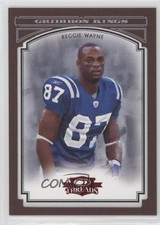 2006 Donruss Threads Pro Gridiron Kings Red Framed /100 Reggie Wayne #PGK-41 0o9
