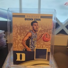 Panini 2015 Duke Blue Devils Quinn Cook #QC-DU Memorabilia NCAA Basketball