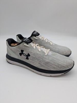UNDER ARMOUR Charged Impulse 2 Knit Mens Running Size 10 Gray Black 3024875-100