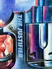 Lethal Enforcers Justifier Gun + Game Bundle | SEGA Mega CD | New Sealed RARE