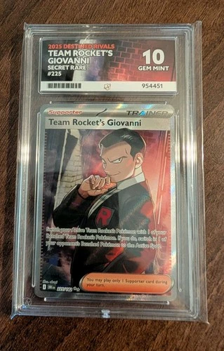Team Rocket's Giovanni - 225/182 - Destined Rivals - ACE 10 - Perfect Subgrades