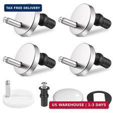 2 Full Set Toilet Seat Hinge Fixings,Quick Release Top Hinge Fixings Expanding R