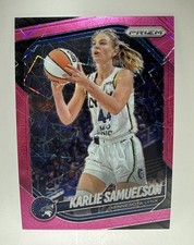 2024 Panini Prizm WNBA - Karlie Samuelson #82 Pink Velocity Prizm /79 Lynx NM