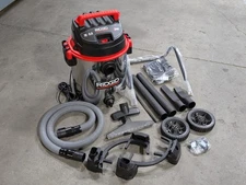 Ridgid Portable Electric Wet / Dry Vacuum 16 Gal Stainless Steel Tank 120v 50353