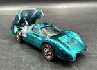 Aqua FORD J-CAR 1968 Redline Hot Wheels Original Redlines 168 1967 J CAR Hatch