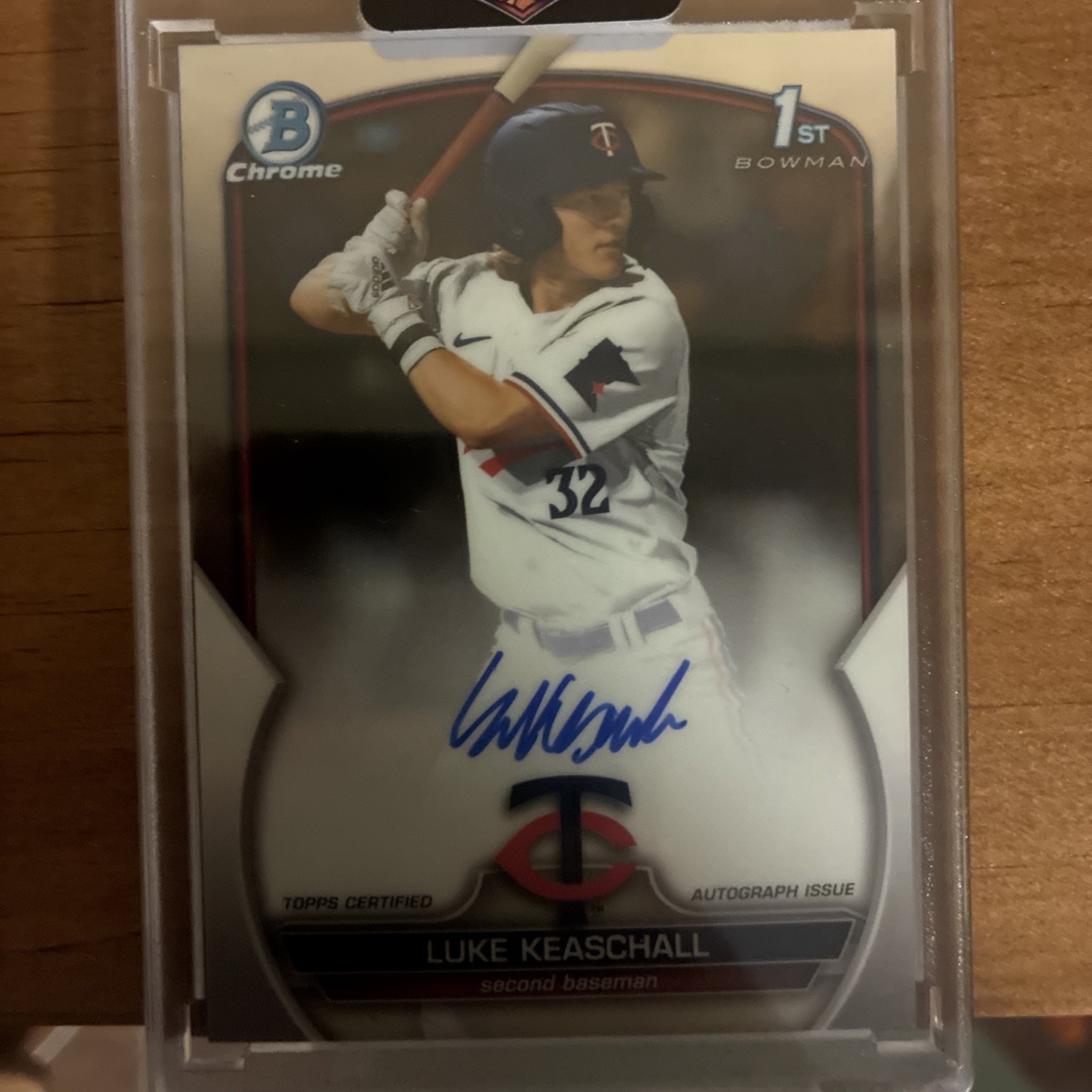 2023 Bowman Draft - Chrome Prospect Autographs Luke Keaschall #CDA-LK (AU, RC)