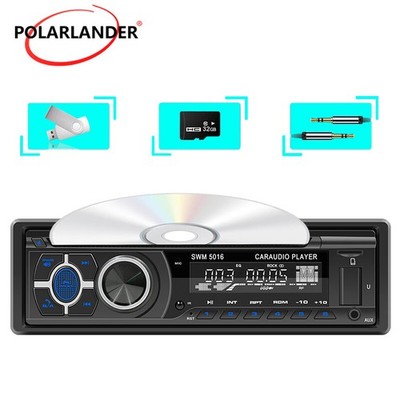 Single 1 Din Car Stereo Radio FM/AM Bluetooth Head Unit  DVD CD Player In-Dash