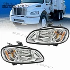 Headlights Headlamps Left & Right Pair Set For 02-18 2005 Freightliner M-2 M2