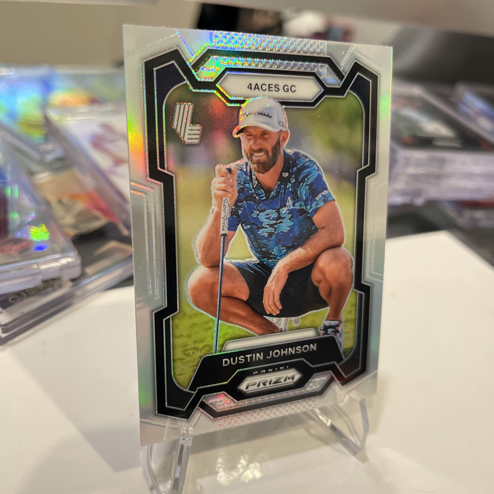2024 Panini Prizm LIV Golf Dustin Johnson SILVER Prizm 🔥 4Aces GC