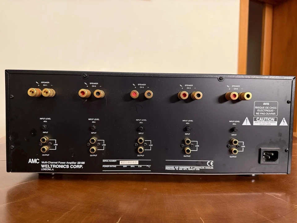 Amc Multi Channel Power Amplifier 25100 - Immagine 3 di 4