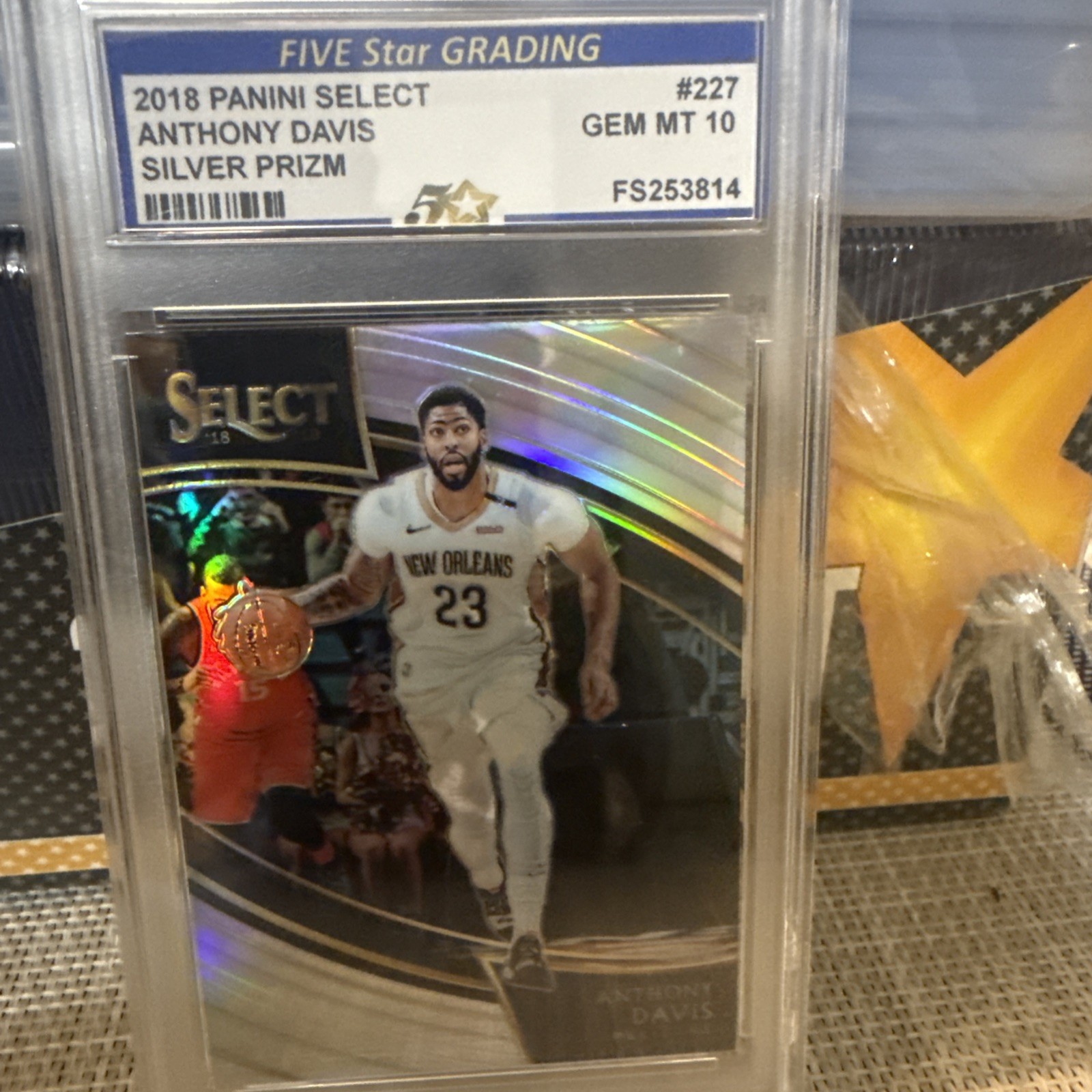 2018-19 Panini Select Courtside Silver Prizm Anthony Davis #227