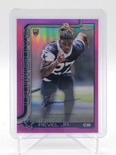 SHAVON REVEL JR 2025 TOPPS CHROME PINK ROOKIE AUTO /250 #RA-SR Q5692