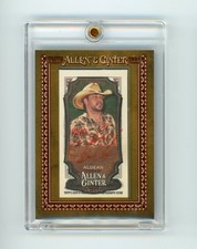 2024 Topps Allen & Ginter Jason Aldean Mini Framed Red Ink Auto /10 (G)