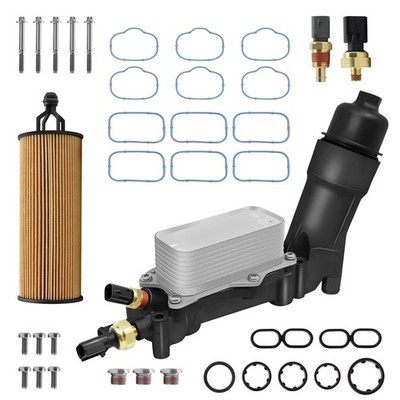 For 14-17 Chrysler Dodge Jeep Ram V6 3.6L Engine Oil Cooler Filter Housing