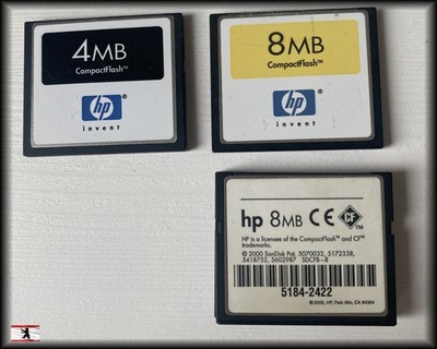 HP Hewlett Packard Compact Flash CF 4MB 8MB 16MB mit Schutzhülle
