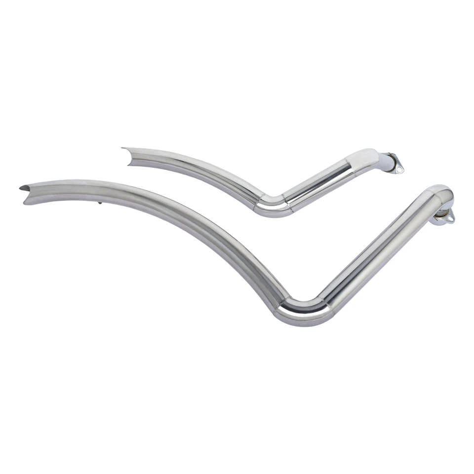 Exhaust Pipes for Honda Shadow ACE 1100 1997-2008 VT1100C2 Sabre Stainless Steel Foto 3 de 4