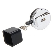 GOSONO Billiards Snooker Pool Cue Chalk Holder Retractable Drawing Belt Black