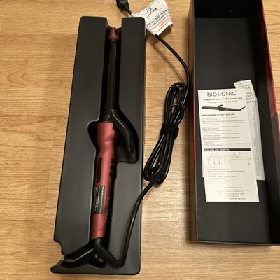 Bio Ionic Long Barrel Curling Iron W/Moisture Heat Technology Limited Edition 1''