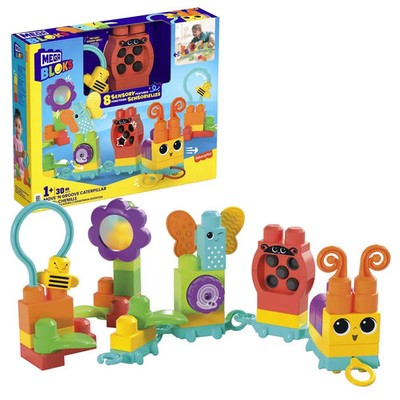 Mattel HKN44 MEGA BLOKS Rollspaß Raupenzug