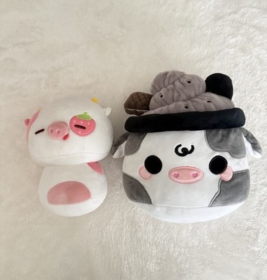 Lot of 2 plush cows Cuddle barn and Mewaii - Stuffed Plush Toys