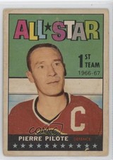 1967-68 Topps All Star Pierre Pilote #122 HOF 1q2