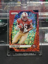 2024 Prizm Vernon Davis Red Sparkle #258 Francisco 49ers