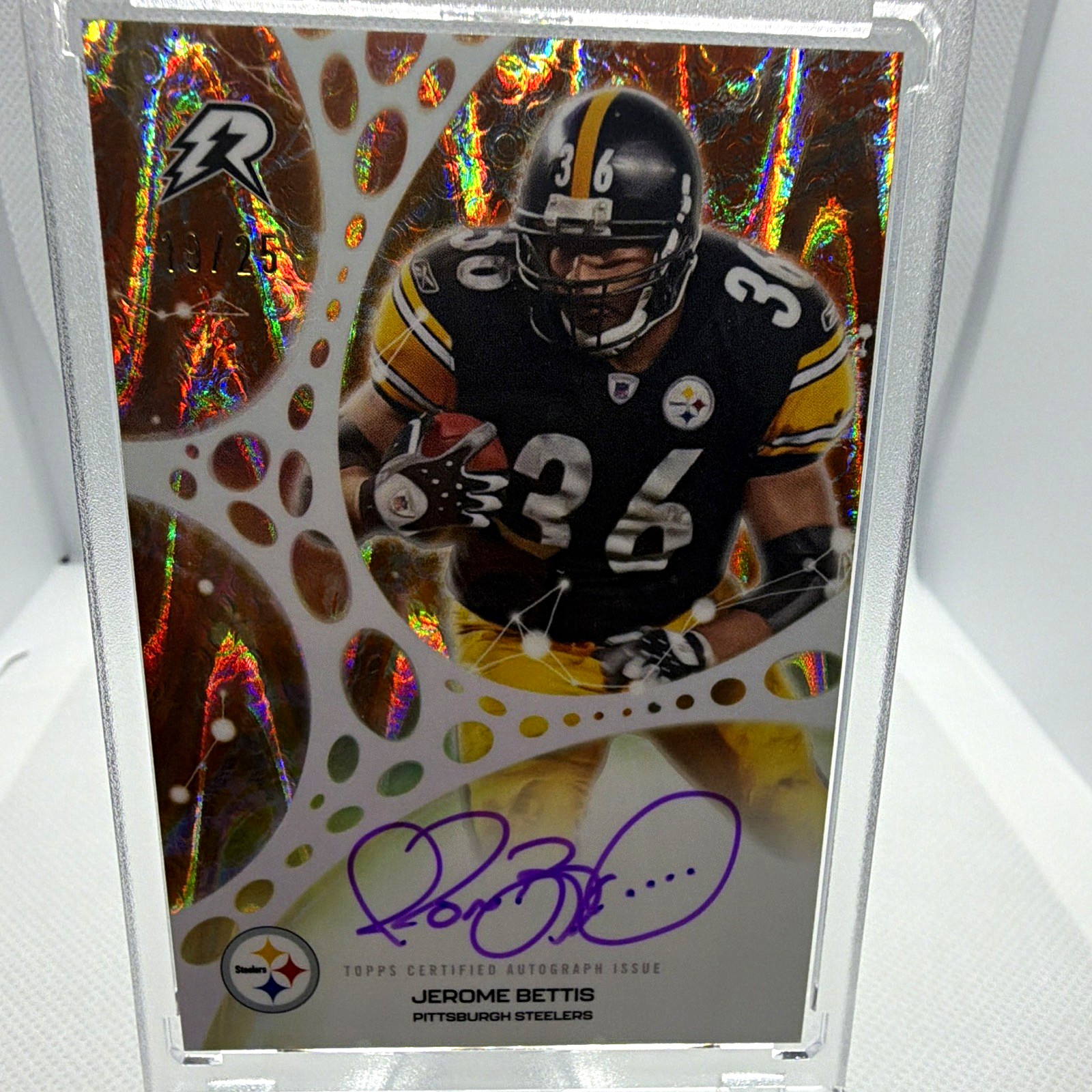 2025 Topps Resurgence Jerome Bettis Molecular Marks MM-JB Auto /25