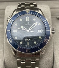 *Box/Papers/Limited Edn* Omega Seamaster Bond Watch Blue Automatic 41mm 2537.80