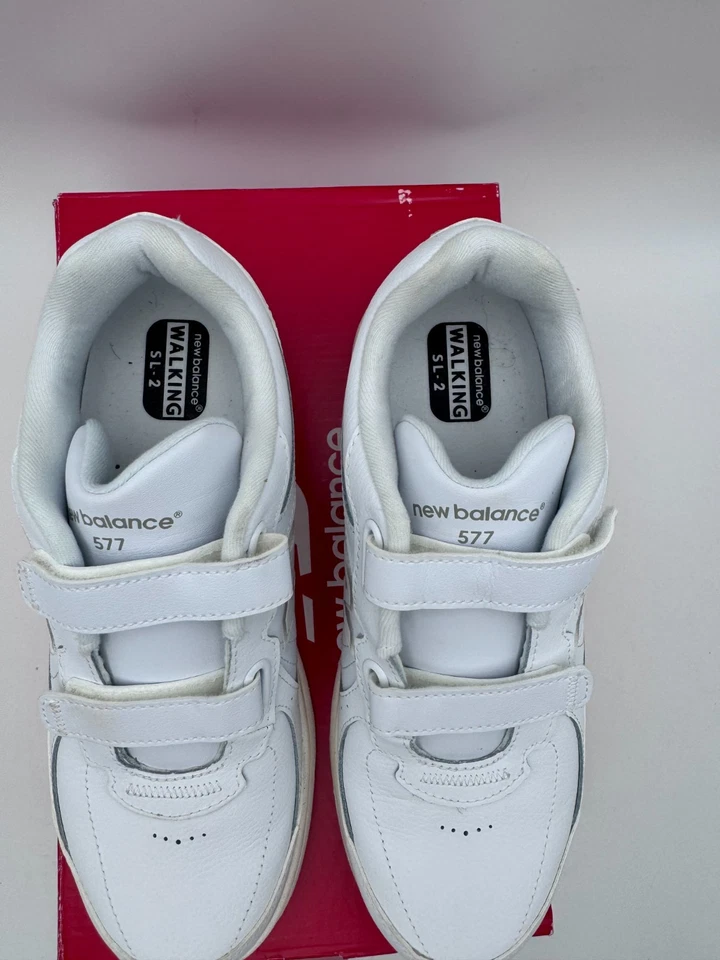 New Balance 女式 577 V1 钩环步行鞋 尺码 9 S 1471 — 第 3/4 张图片