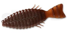 Deps Bull Flat 2 Inch Soft Bait Worm Skappanon Color New for Bass Fishing