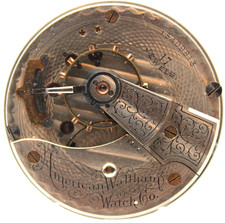 1906 WALTHAM POCKET WATCH MOVEMENT 15409813 GRADE 825 18s 17j JJ
